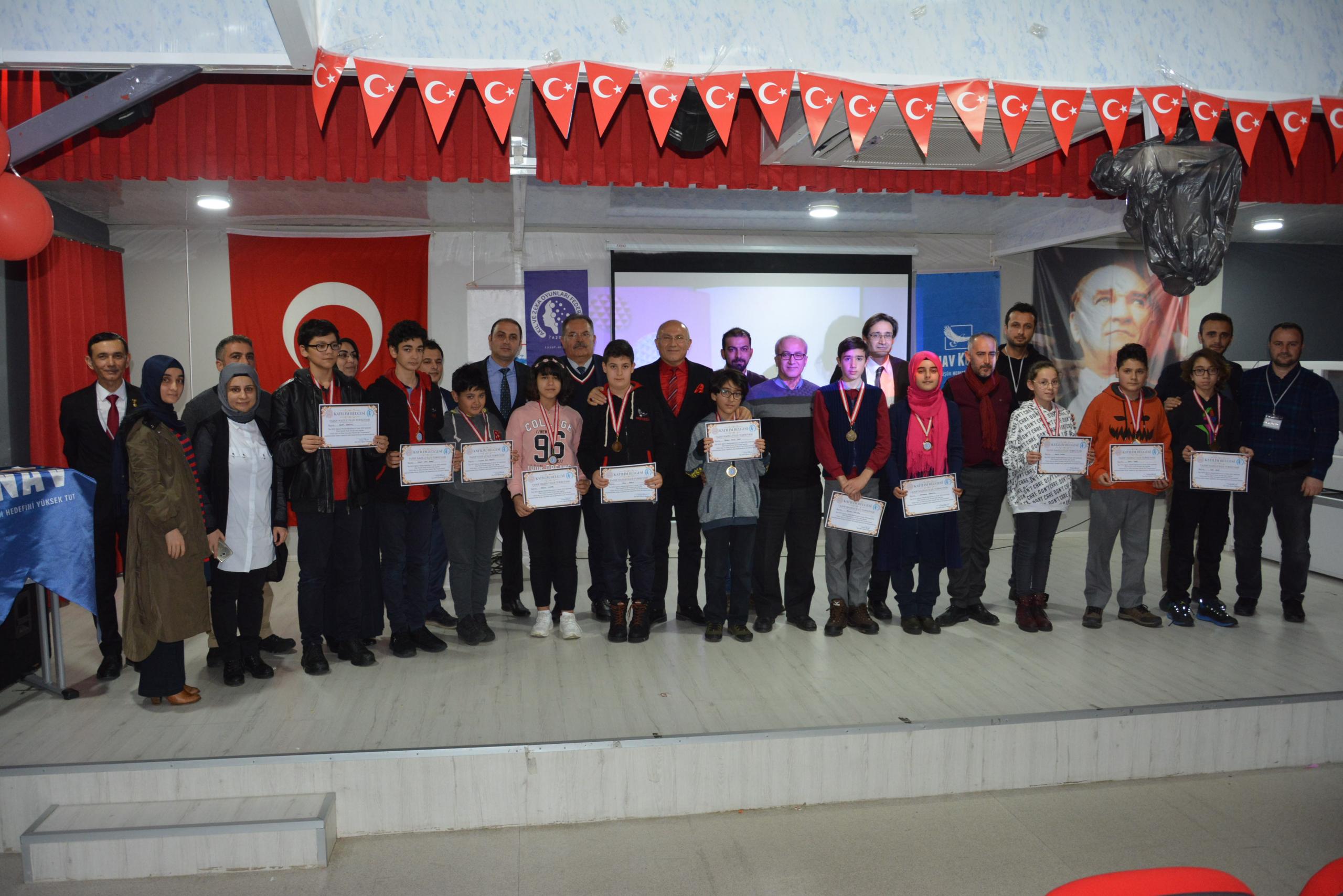 Tazof Akıl Oyunları Yarışmasına Sınav Koleji Ev Sahipliği Yaptı