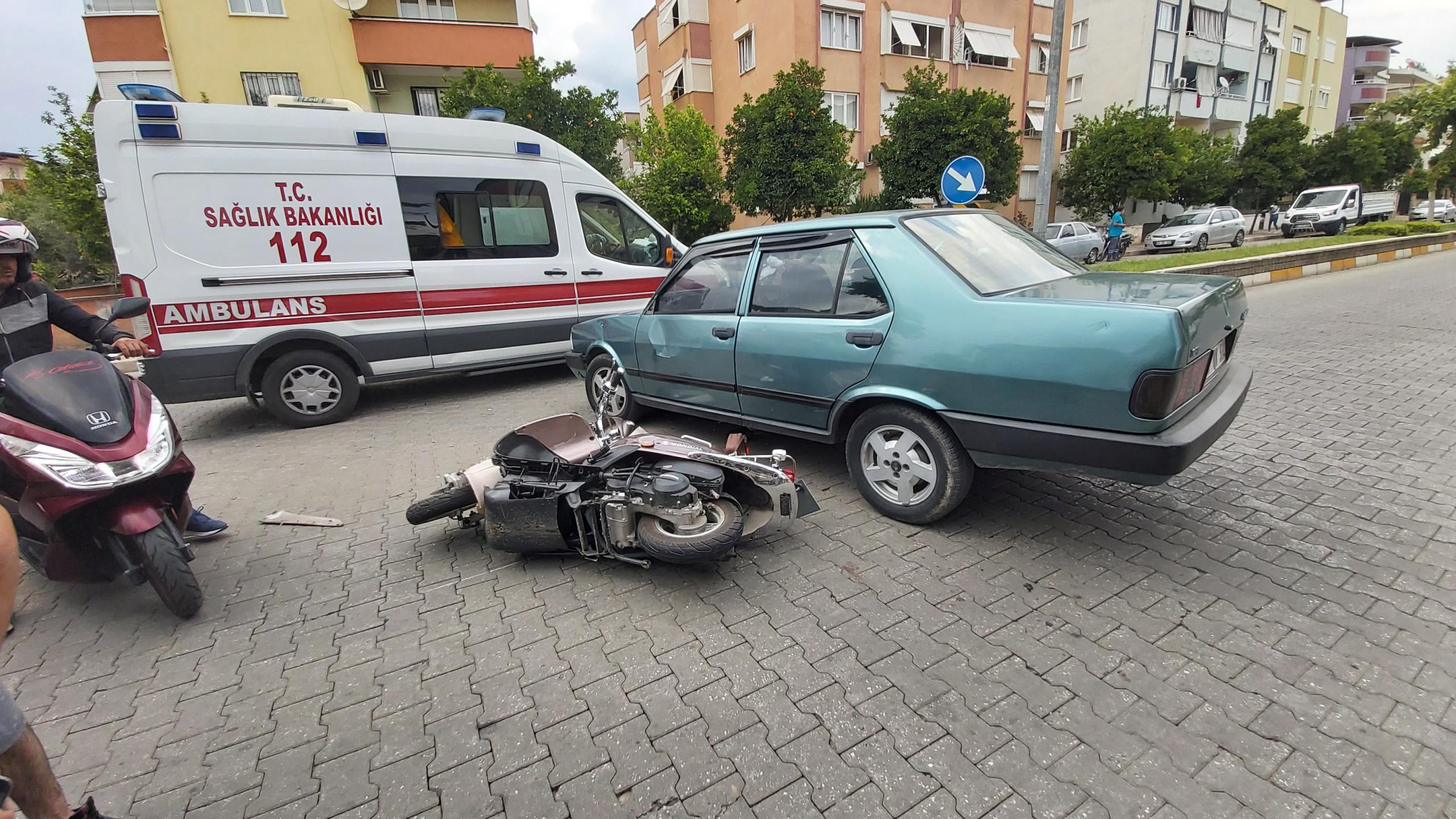 Nazilli’de Bir Kaza Daha; Motosikletli Sürücü Yaralandı