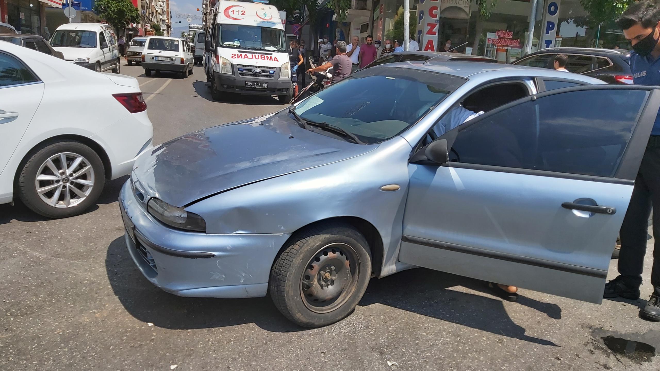 Nazilli’de Motosiklet Kazası: 1 Kişi Yaralandı
