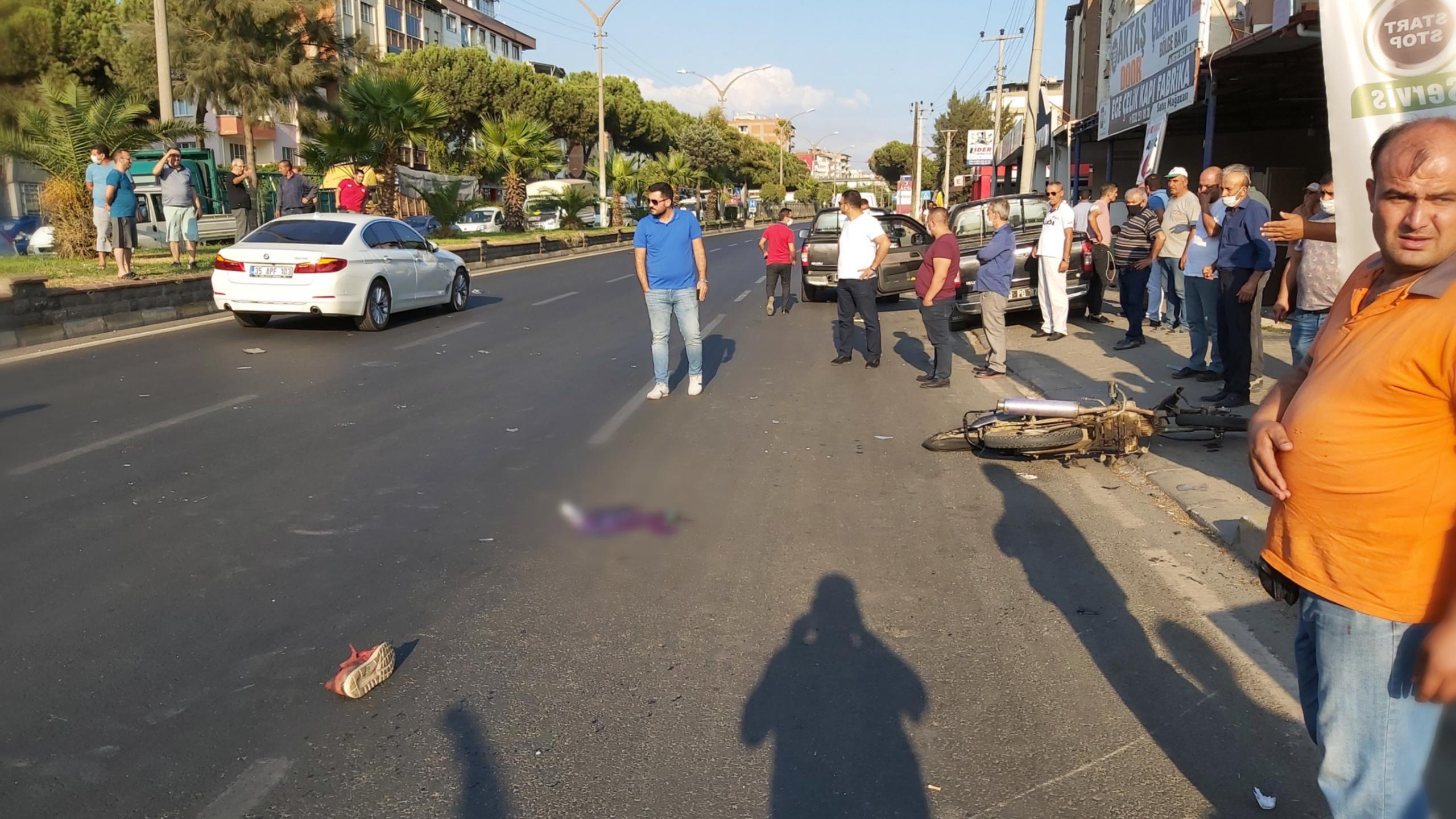 Nazilli’de Feci Kaza; Motosillet Sürücüsü Ağır Yaralı
