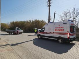 Nazilli’de Korkutan Kaza; Kadın Sürücü Yaralandı