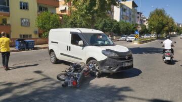 Nazilli’de Kaza; Motosiklet Sürücüsü Yaralandı