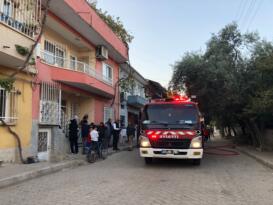 Nazilli’de Korkutan Yangın; 1 Kişi Yaralandı
