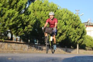Nazilli’de bir ilk: Üniversiteli genç Gürcistan’a varana dek pedal çevirecek