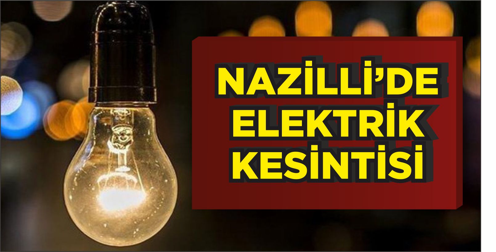Nazilli’de Haftalık Elektrik Kesintileri