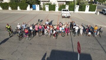 Nazilli’de ‘Süslü Kadınlar’ bisiklet turu gerçekleştirdi