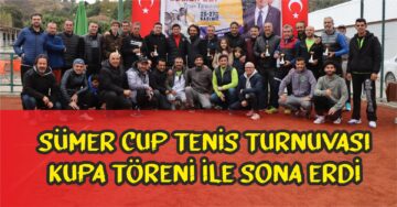 Sümer Cup Tenis Turnuvası Kupa Töreni ile Sona Erdi