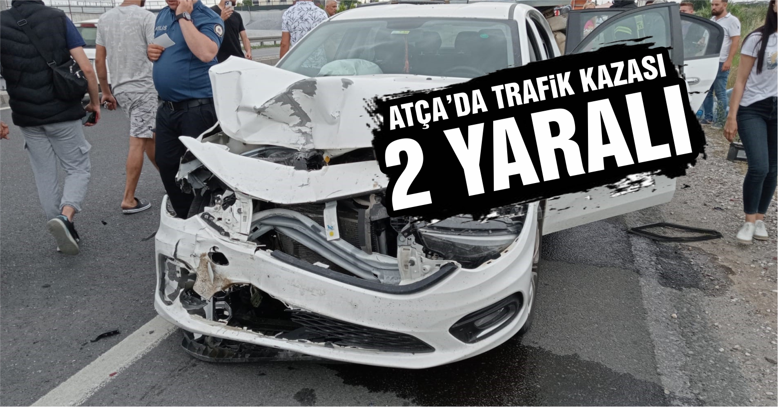 Atça’da trafik kazası: 2 yaralı